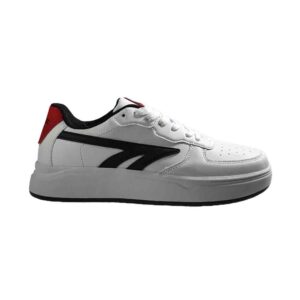 Varsity Court White-Black-Red